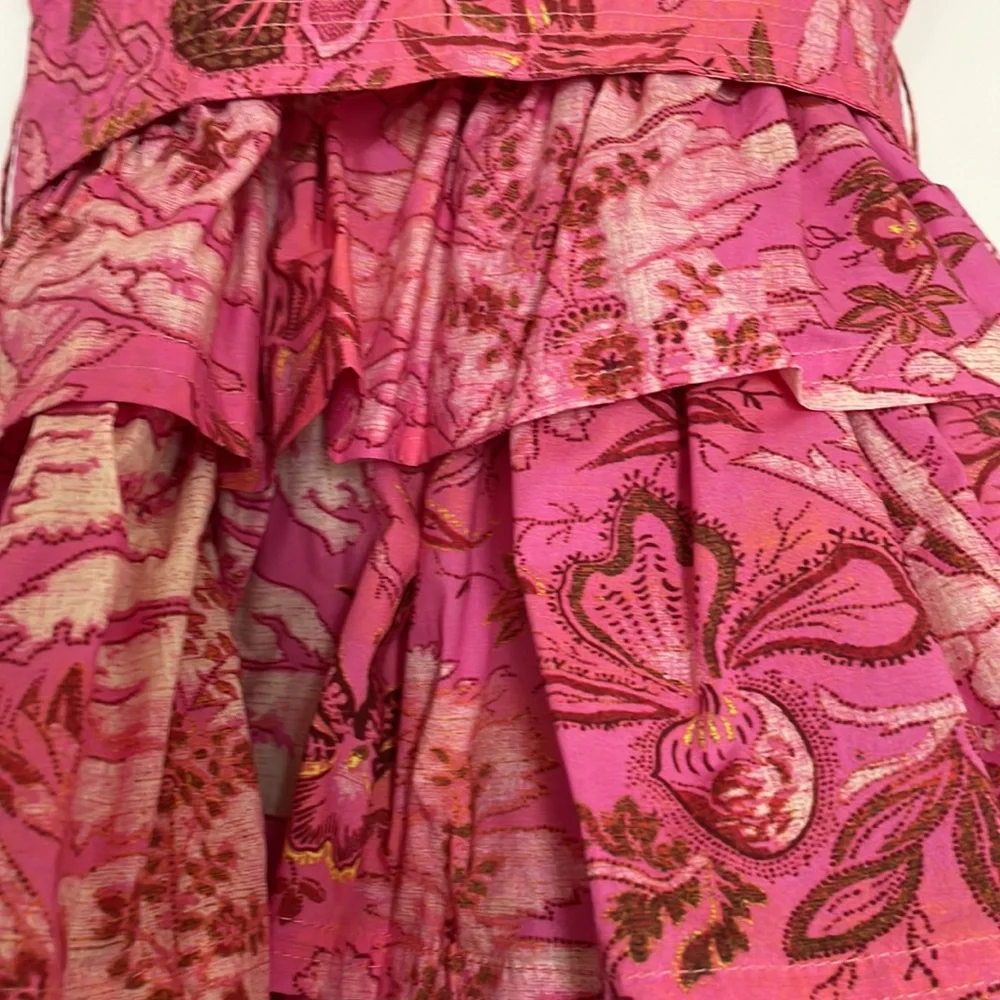 Lulua Frill-Sleeve Tiered-Ruffle Mini Dress - Picture 11 of 11